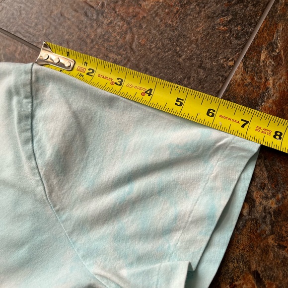 Polo Ralph Lauren blue white tie dye fishing bear slim fit t shirt. Size small - Picture 12 of 15